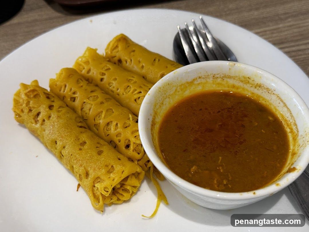 Roti Jala with Curry