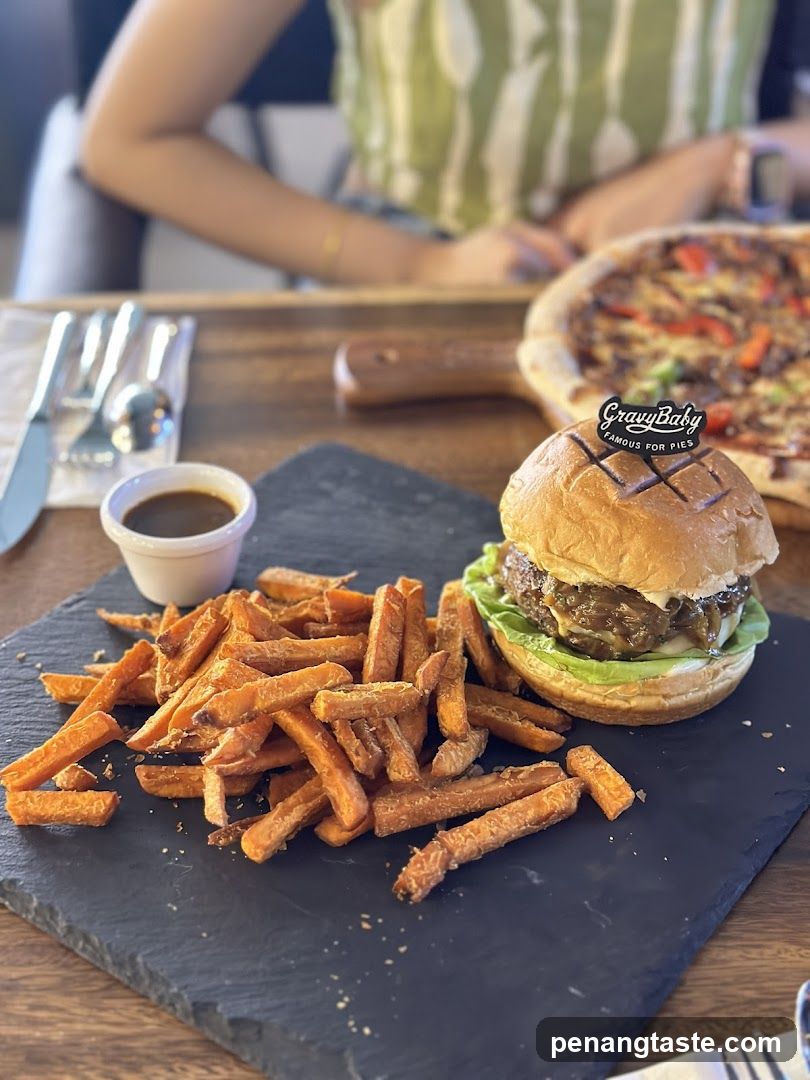 Burger and Fries