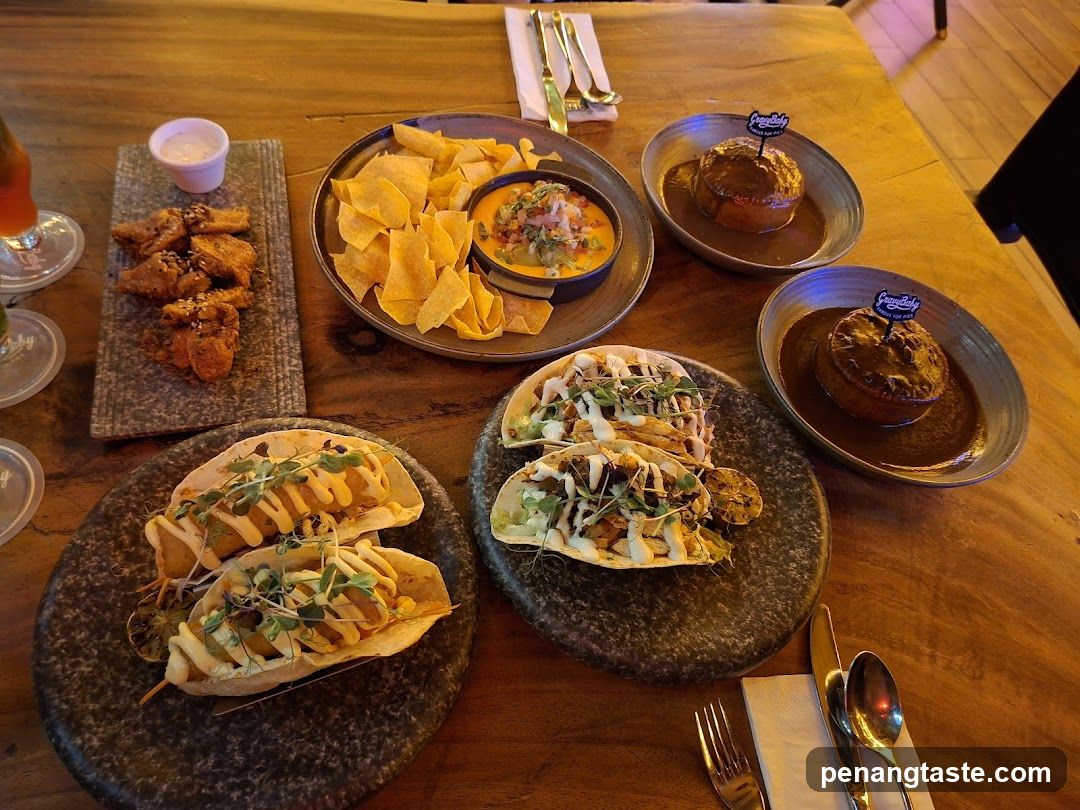 Assorted Appetizers and Pies