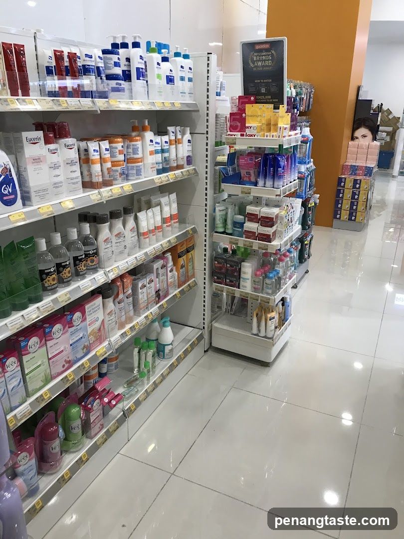 Health and Beauty Products Aisle