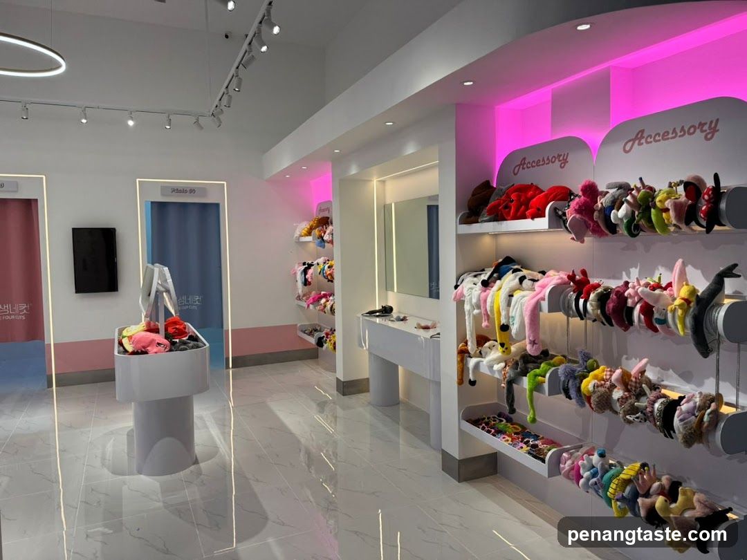 Store Interior with Accessories