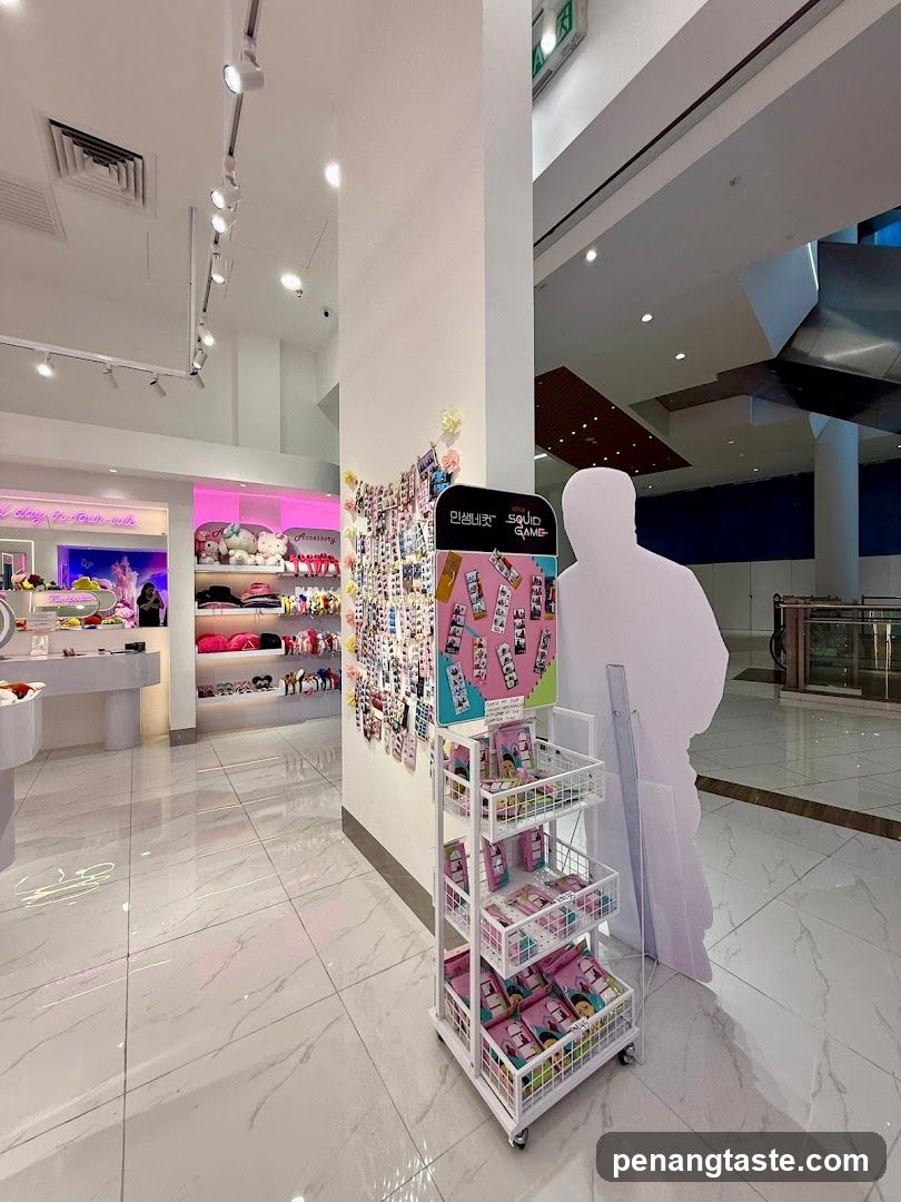 Store Display with Squid Game Merchandise