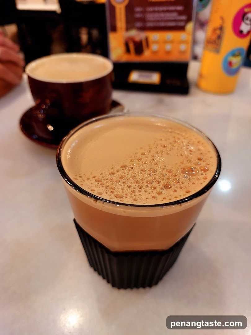 Two cups of coffee on a table