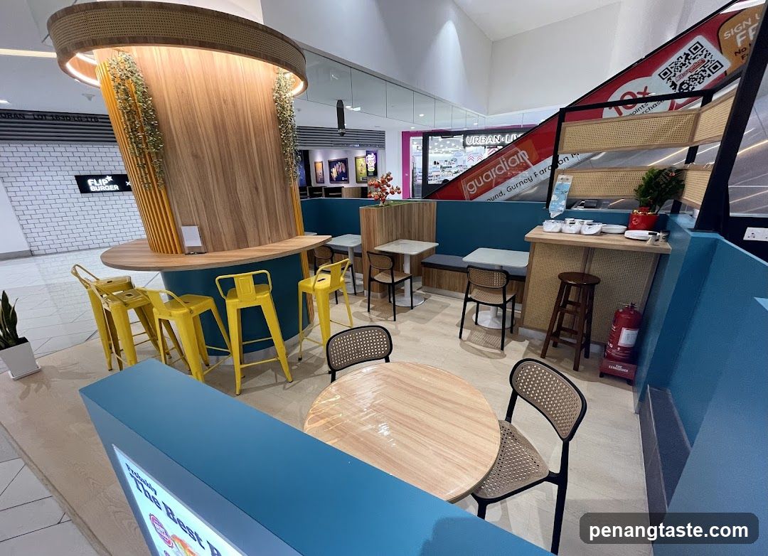 Modern Cafe Seating Area
