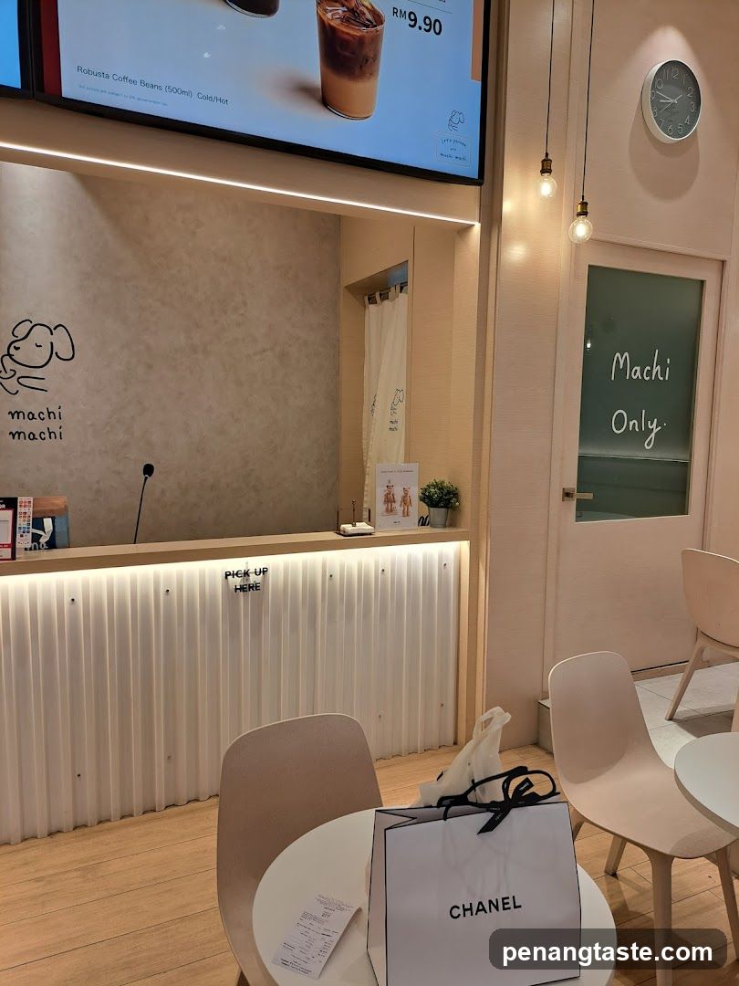 Cafe Interior with Pick-up Counter