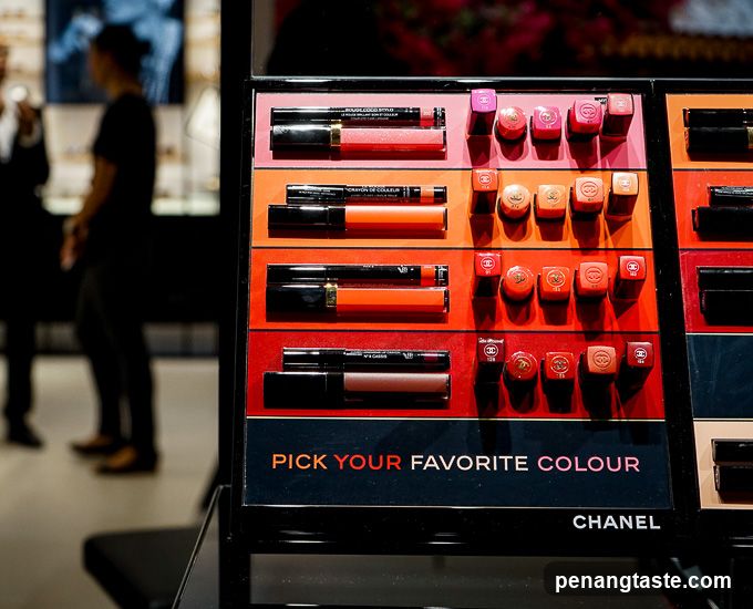 Chanel Lipstick Display