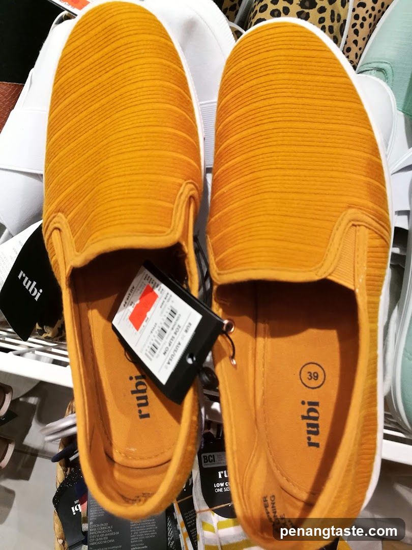 Yellow Slip-On Shoes