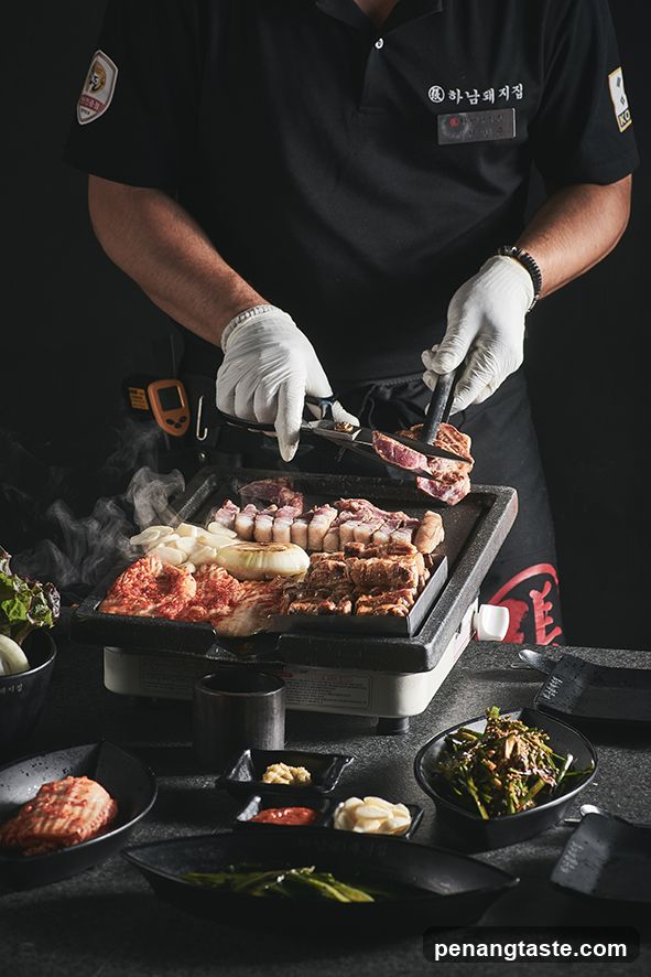 Grilling Meat