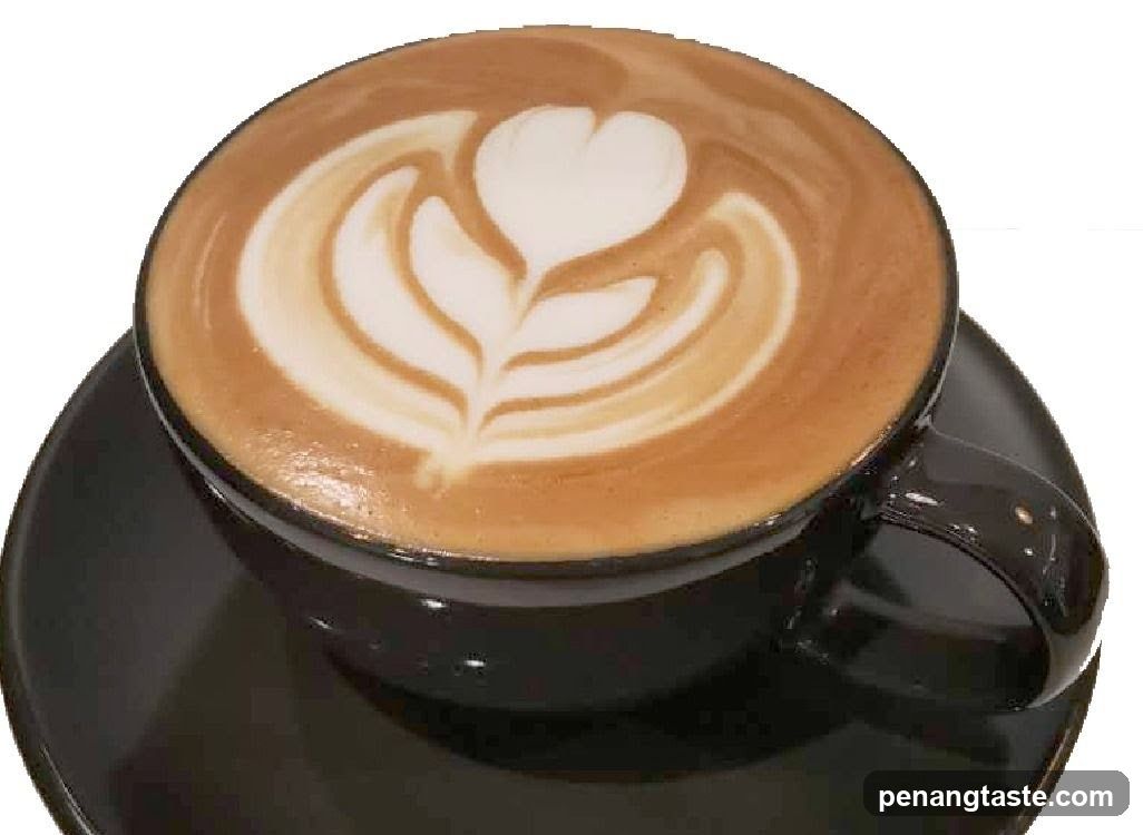 Latte with Heart Art