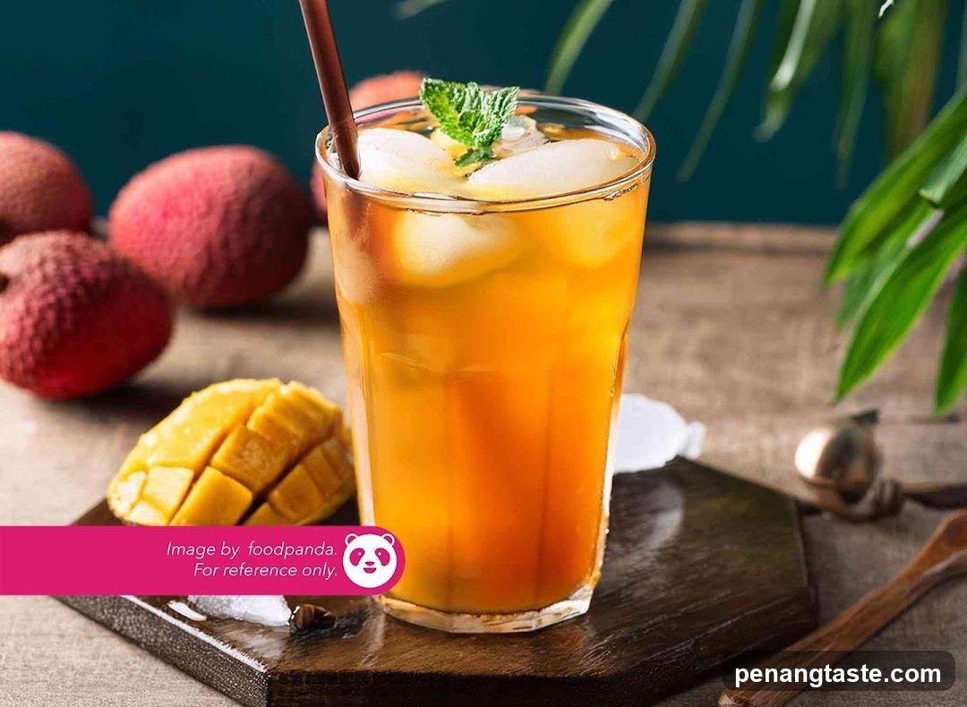 Mango Lychee Iced Tea