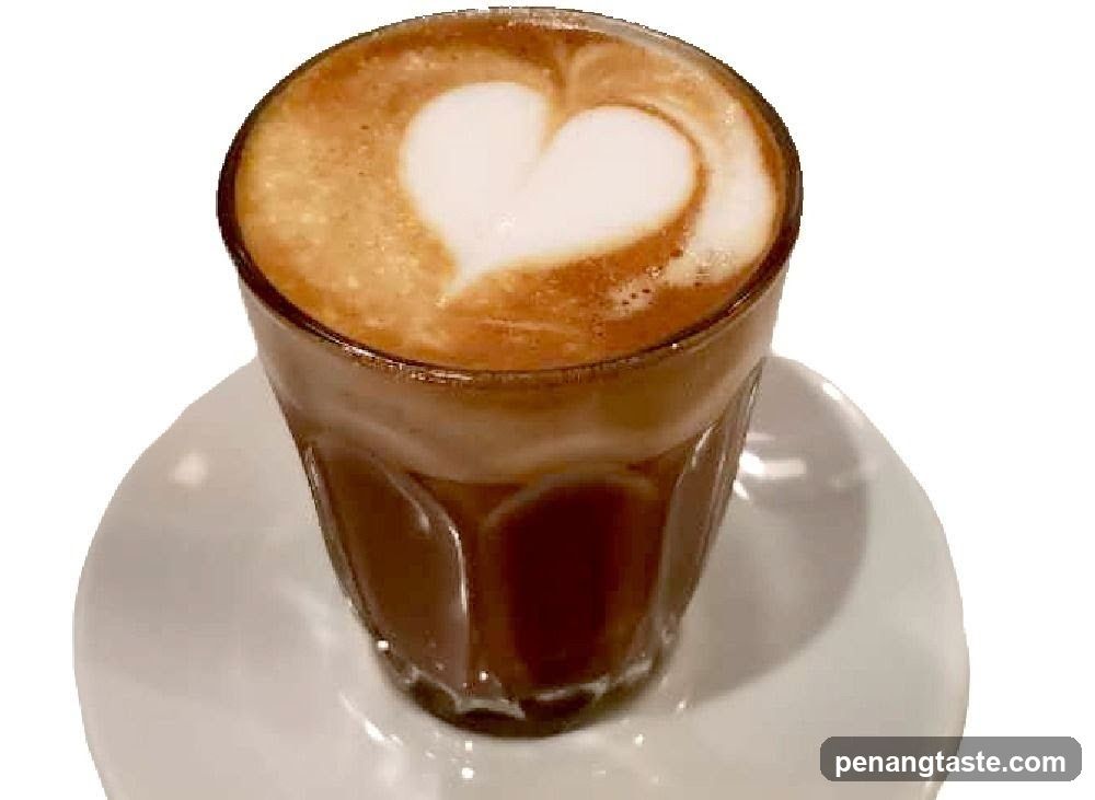 Coffee with Heart Latte Art