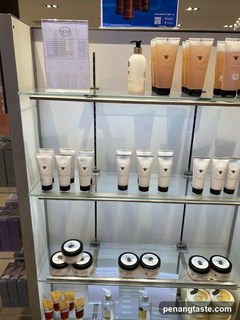 Skincare Products Display