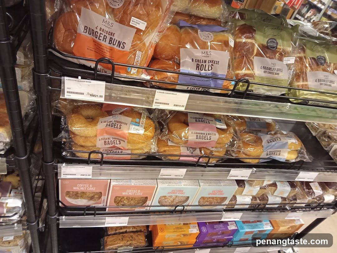 Bakery Products on Shelves
