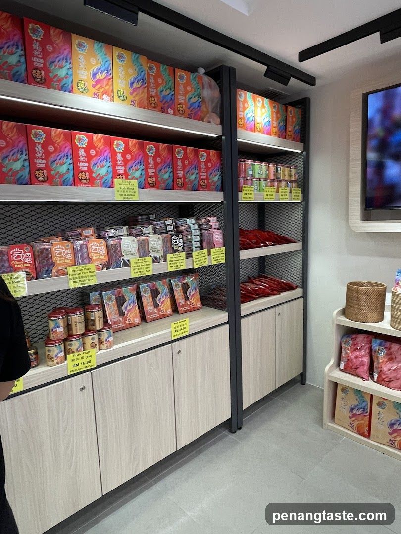 Store Interior with Packaged Goods