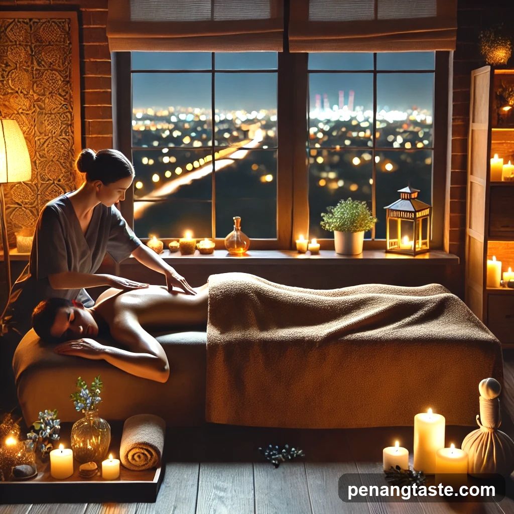 Relaxing Massage with City View