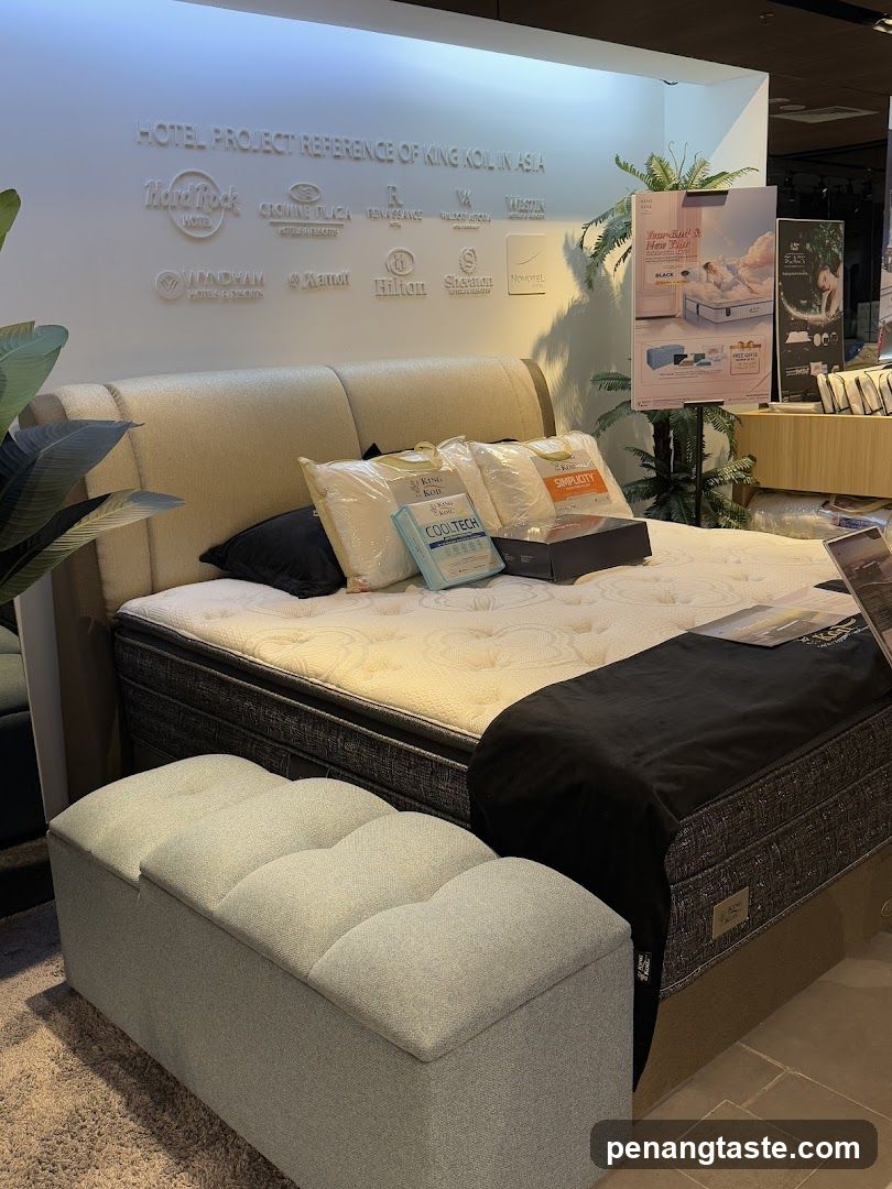 Bedroom Display with Hotel References