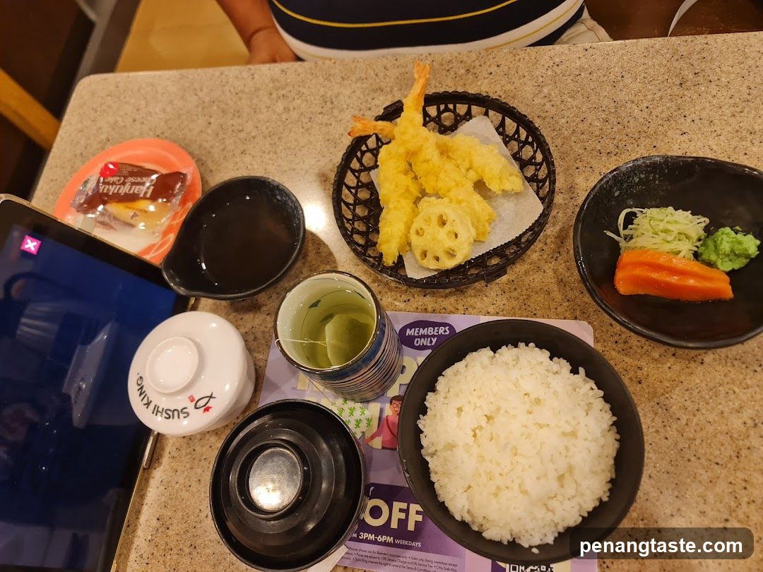 Table Setting with Food and Drink