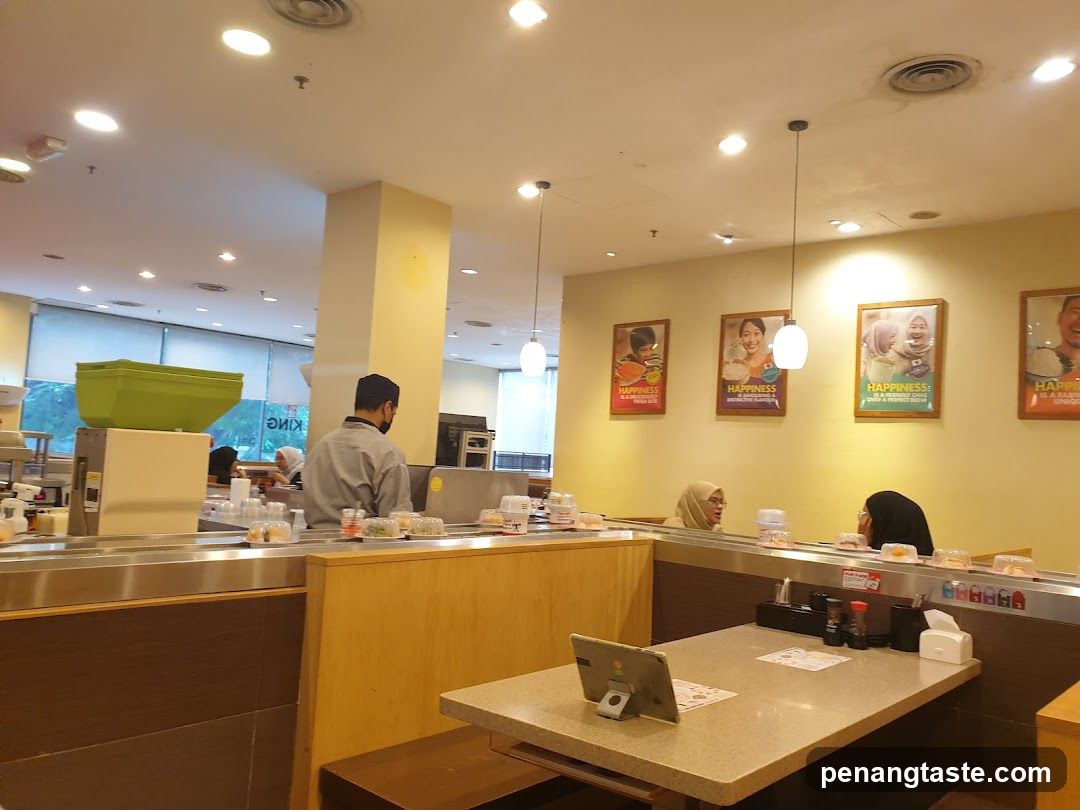Conveyor Belt Sushi Restaurant Interior