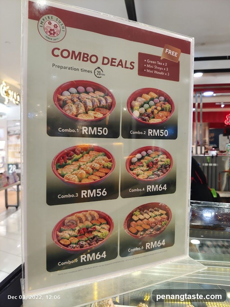 Empire Sushi Combo Deals