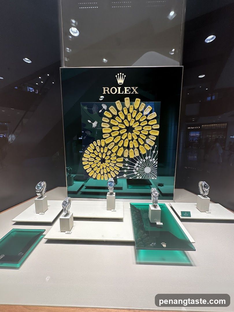 Rolex Watch Display