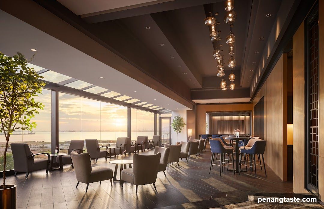 Modern Lounge with Ocean View
