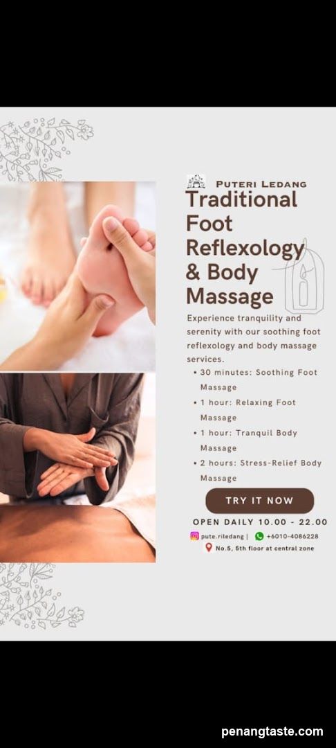 Traditional Foot Reflexology & Body Massage