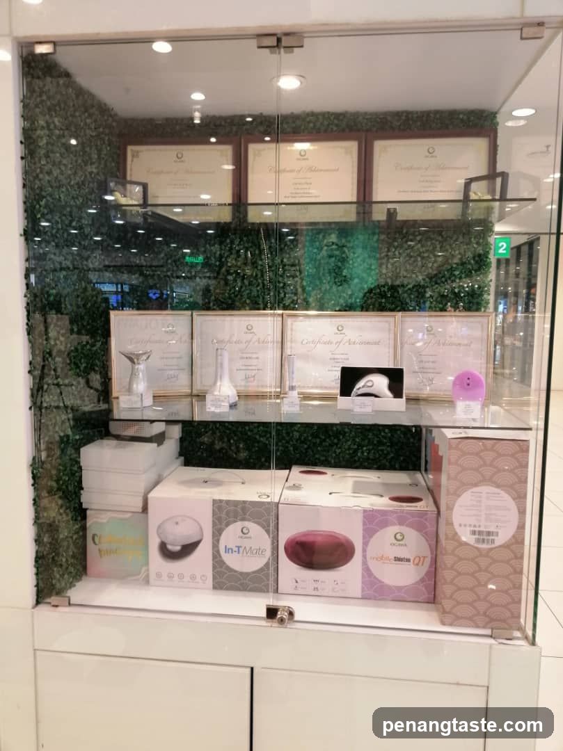 Display of Awards and Products