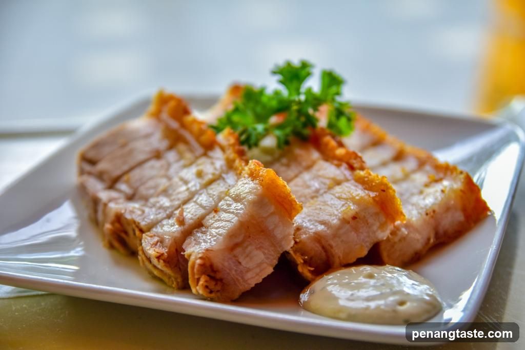 Crispy Pork Belly Slices