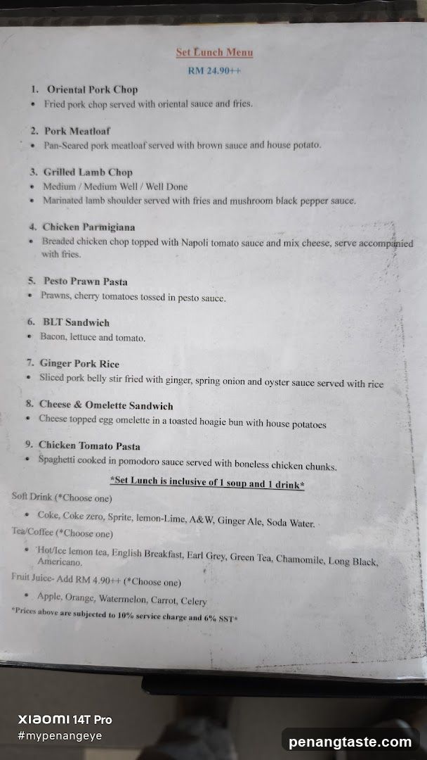 Set Lunch Menu