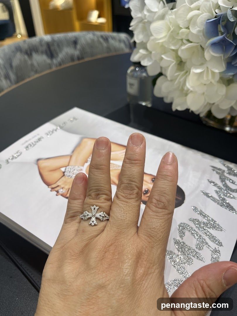 Ring on Hand with Magazine