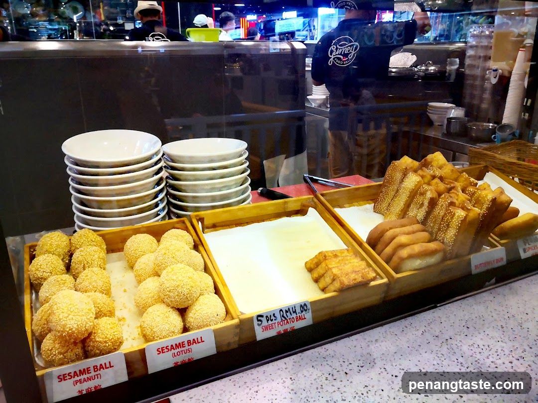 Fried Pastries Display