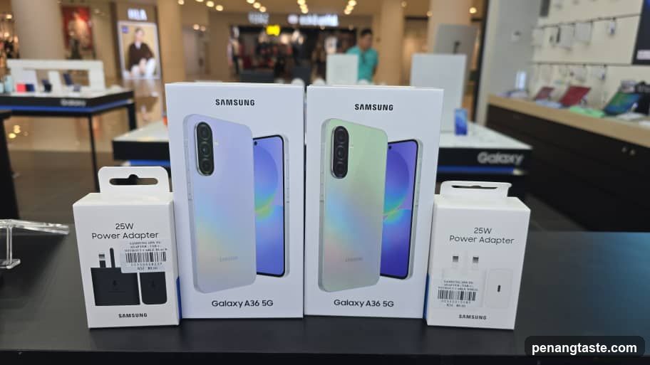 Samsung Galaxy A36 5G Phones and Power Adapters