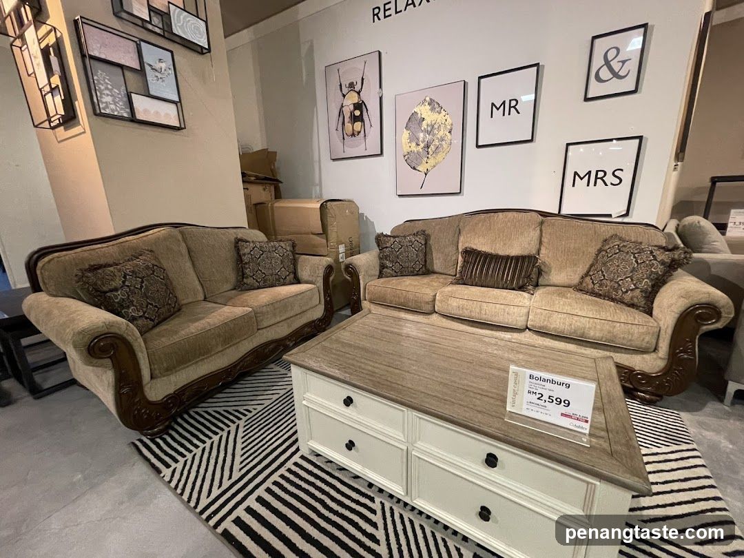 Living Room Furniture Display