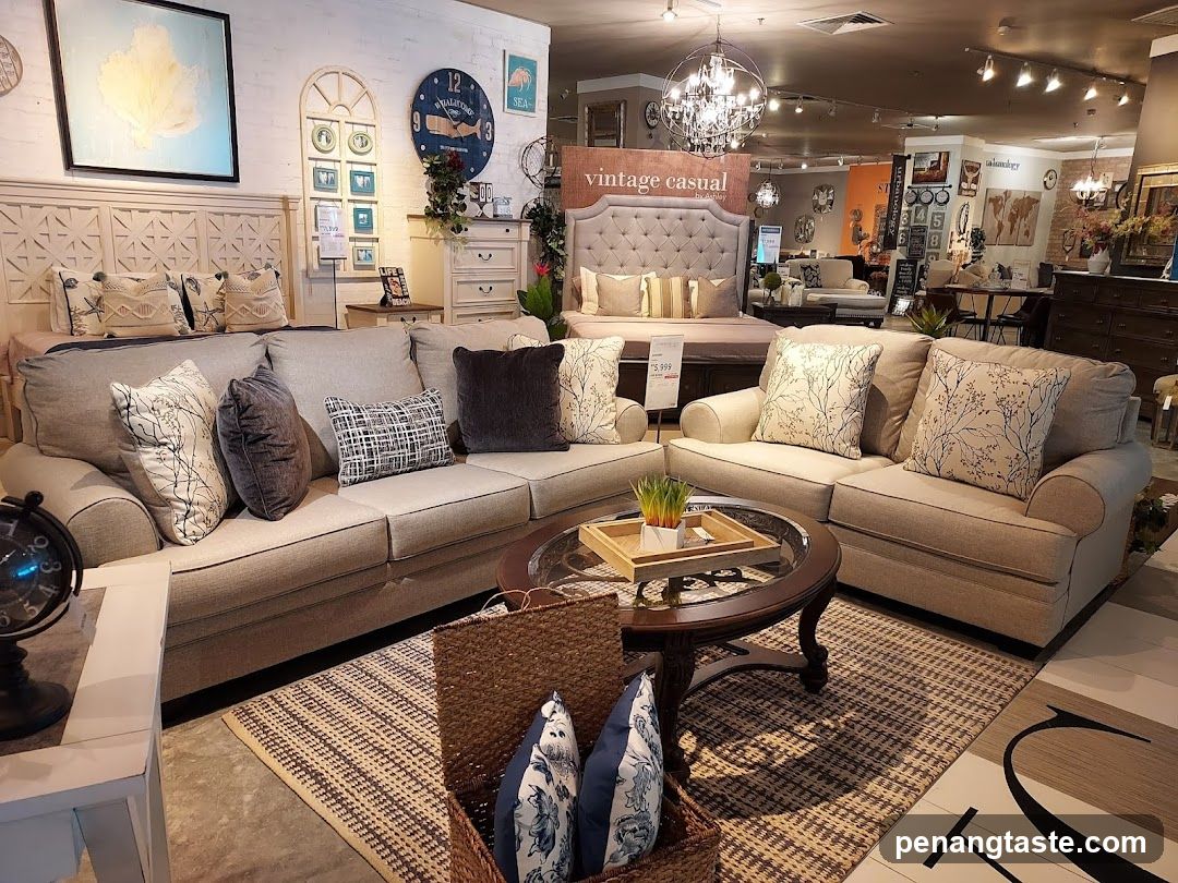 Living Room Furniture Display