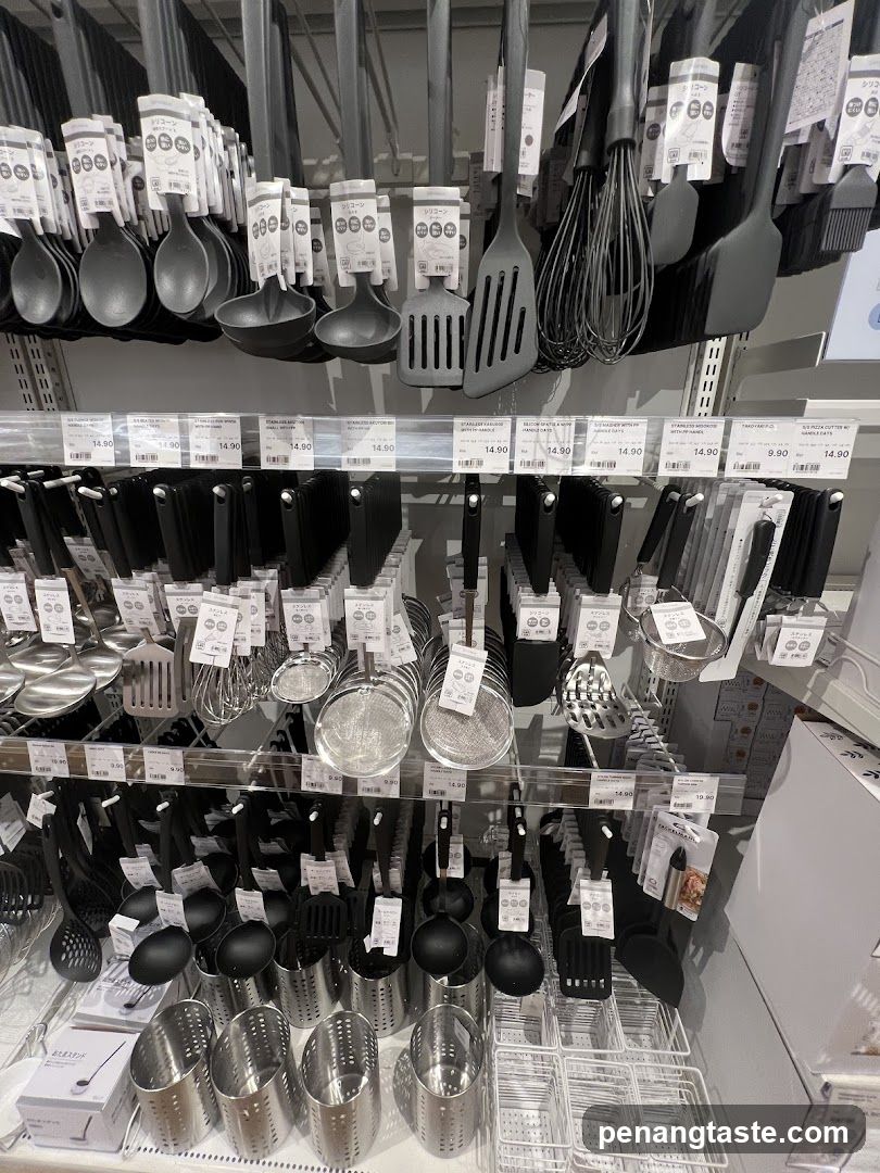Kitchen Utensils Display