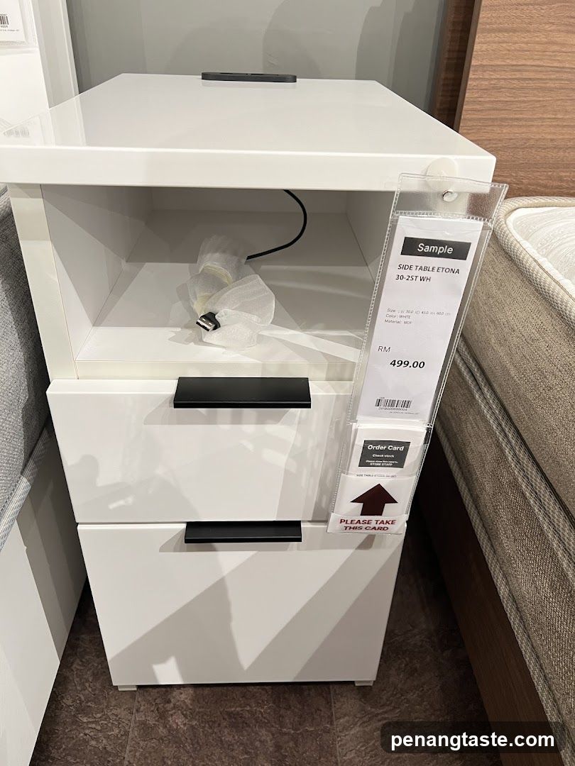 White Side Table