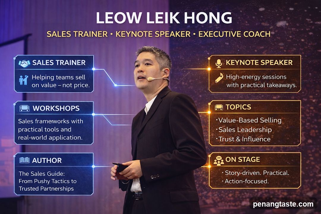 Leow Leik Hong - Sales Trainer, Keynote Speaker, Executive Coach