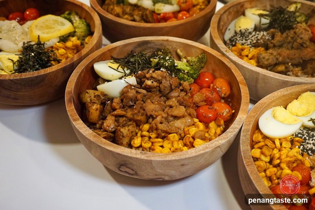 Bowls of food