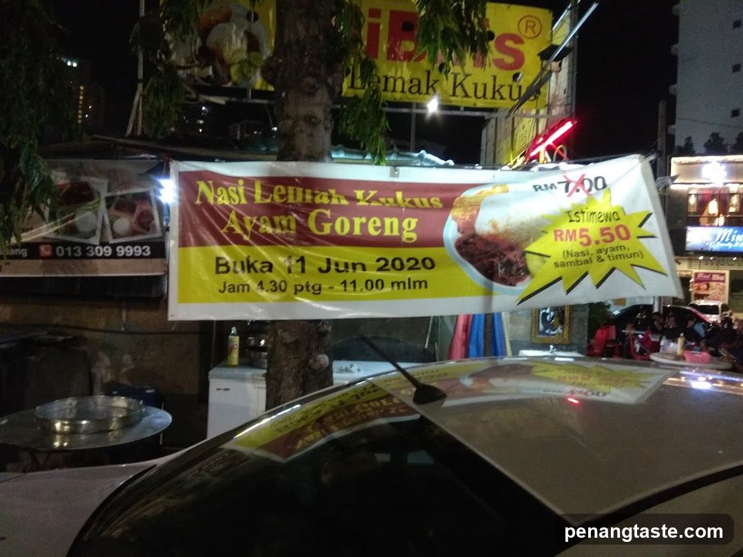 Nasi Lemak Kukus Ayam Goreng Banner