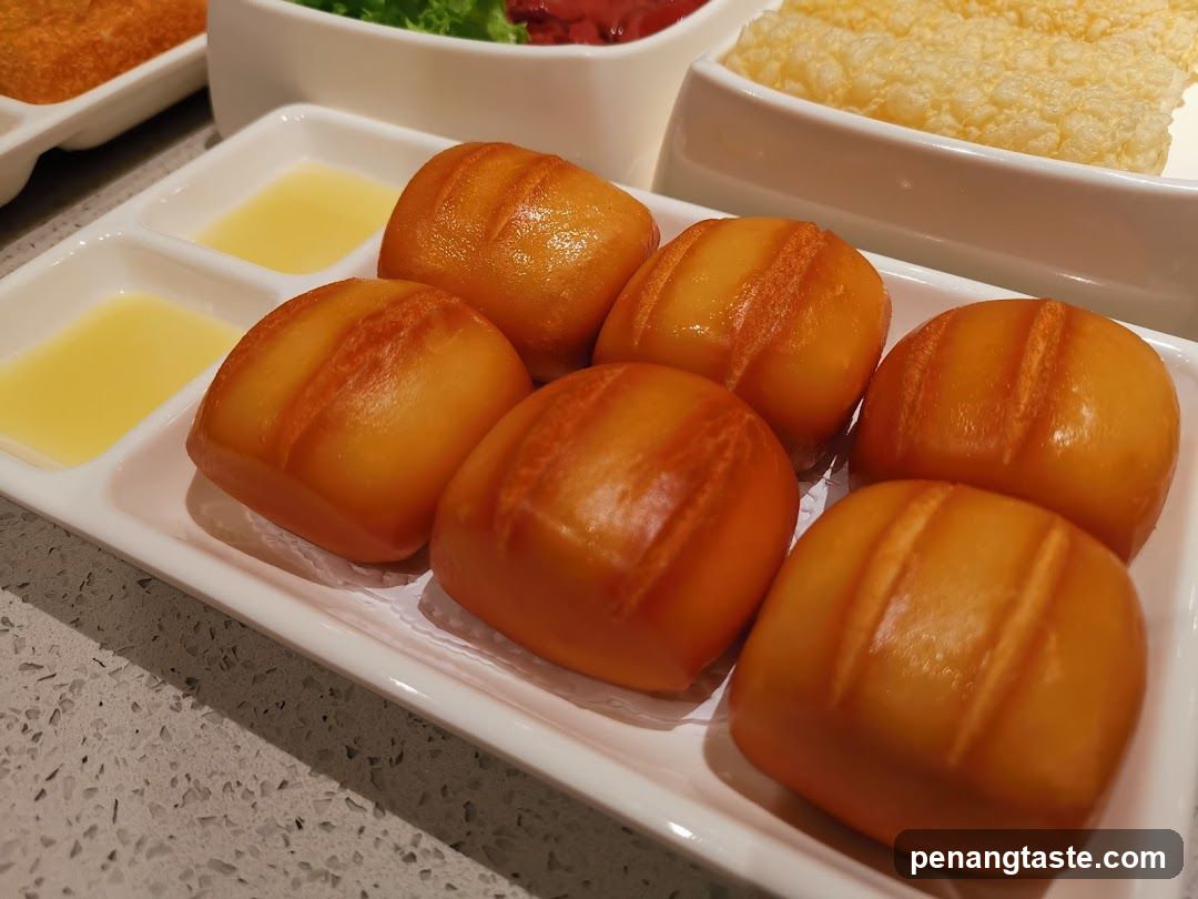 Fried Mantou Buns with Condensed Milk