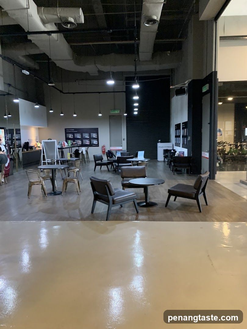 Gym Lobby Seating Area