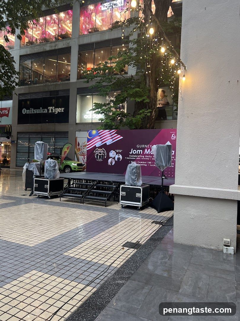 Outdoor Stage Setup
