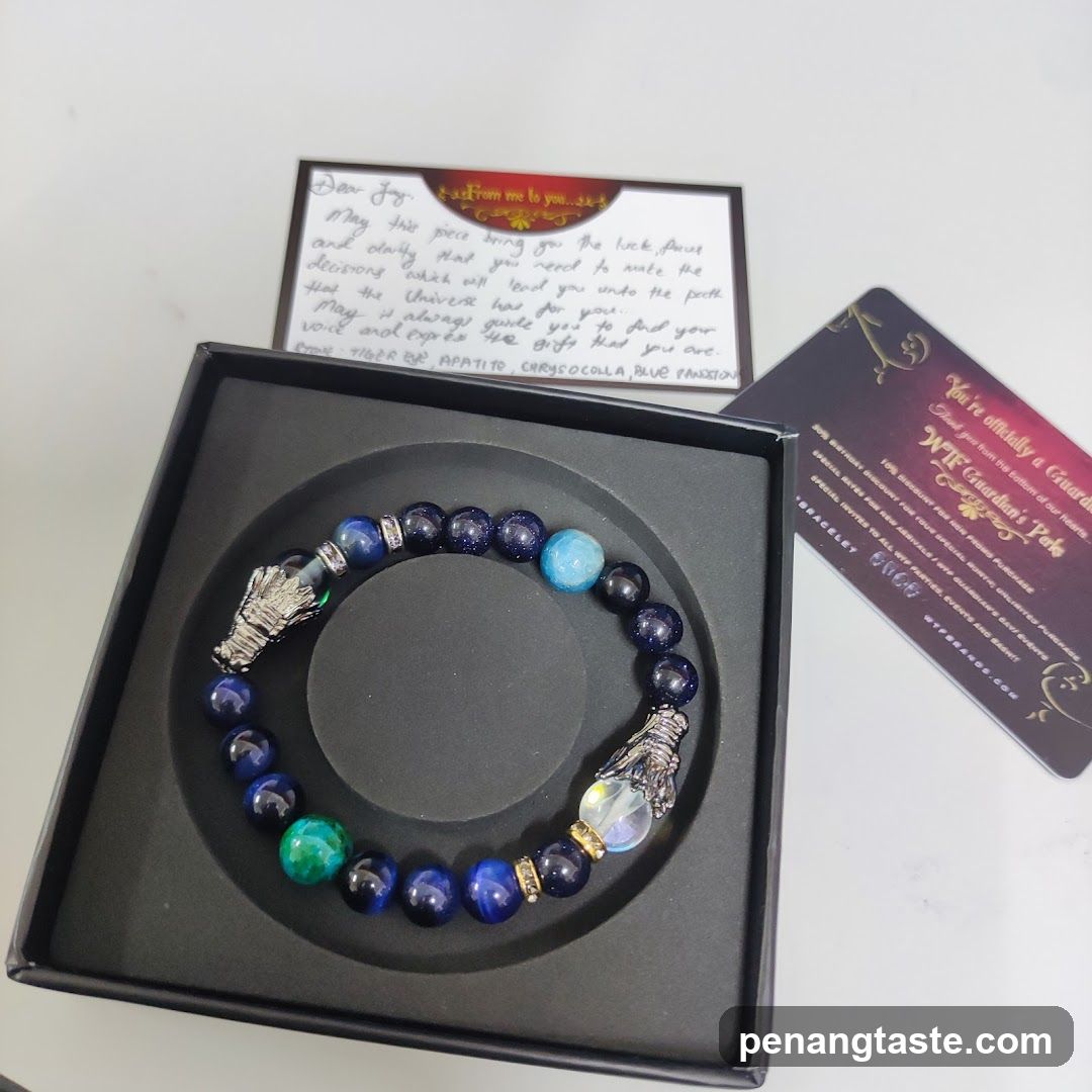 Beaded Bracelet with Dragon Charms