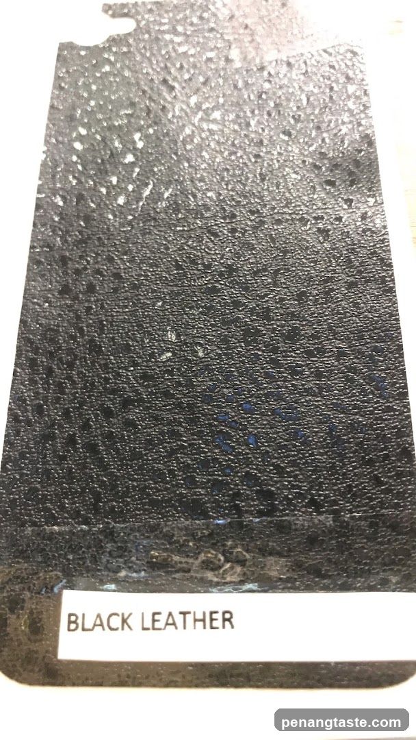 Black Leather Sample