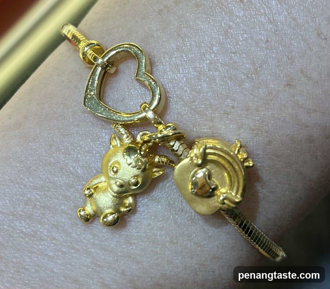 Gold Charm Bracelet