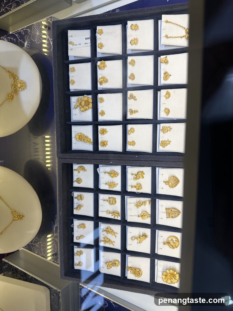 Gold Jewelry Display