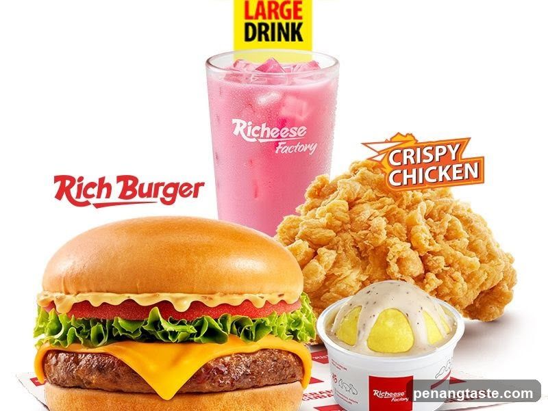 Rich Burger Product Display