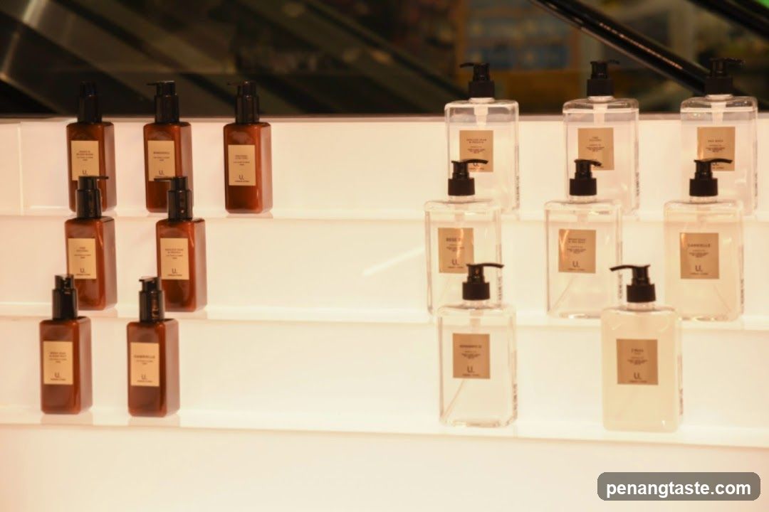 Bottles of Hand Soap and Lotion