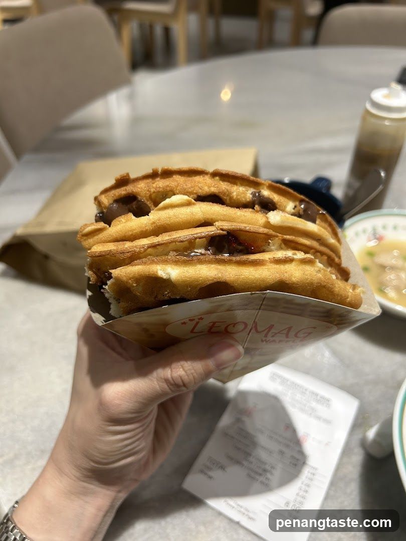 Waffle with Chocolate Filling