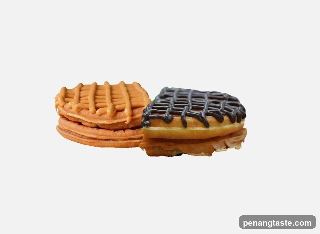 Two Waffle-like Pastries
